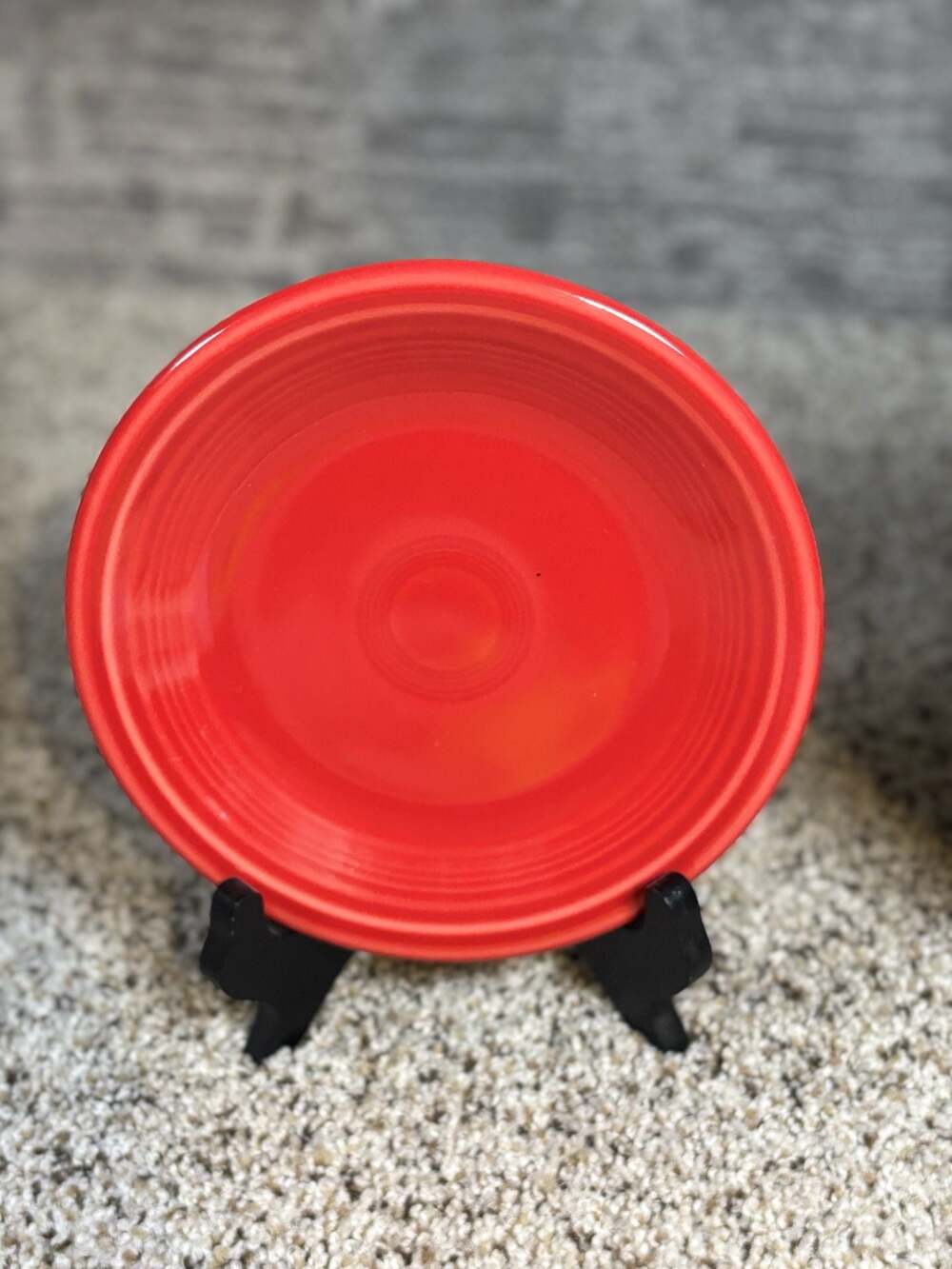 Fiesta Scarlet 10-1/2" Dinner Plate Homer Laughlin Red FiestaWare USA,